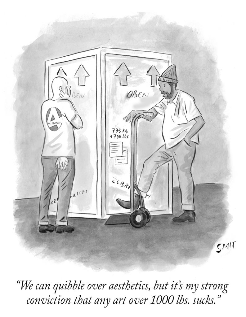 Guy Richards Smit, What’s the Fastest Way to Ruin an Art Handler’s Day?, 2022